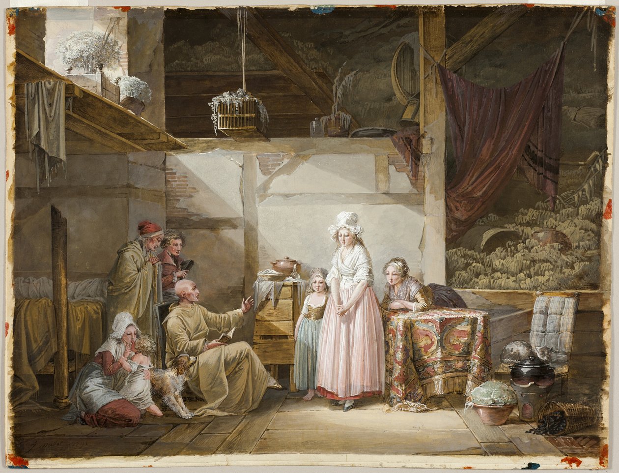 Večerní modlitba od Jean Baptiste Mallet