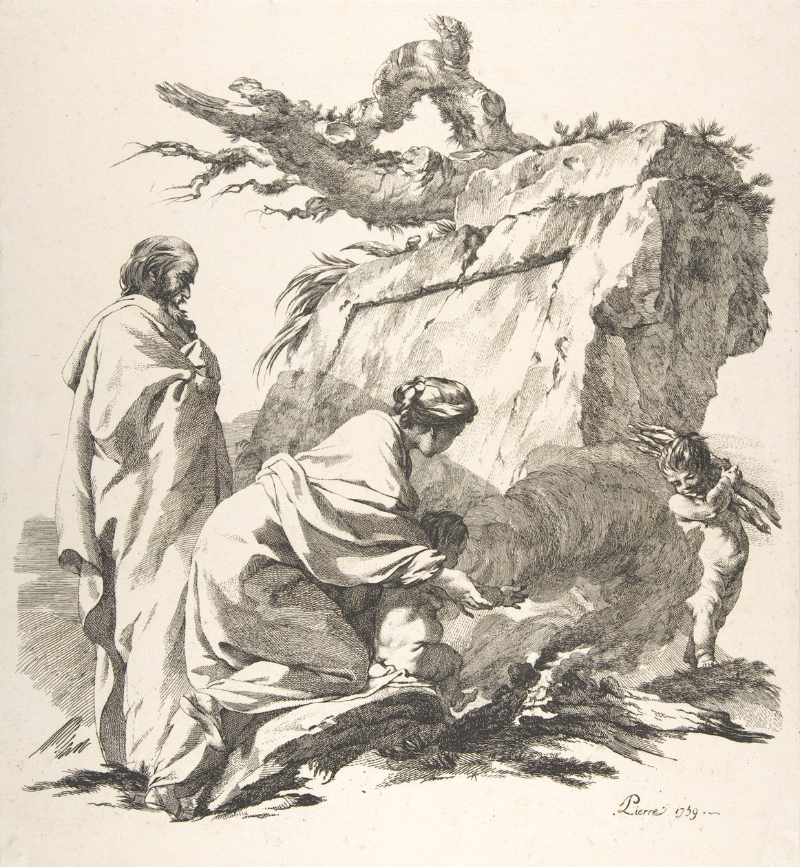 Let do Egypta, 1759. od Jean Baptiste Marie Pierre
