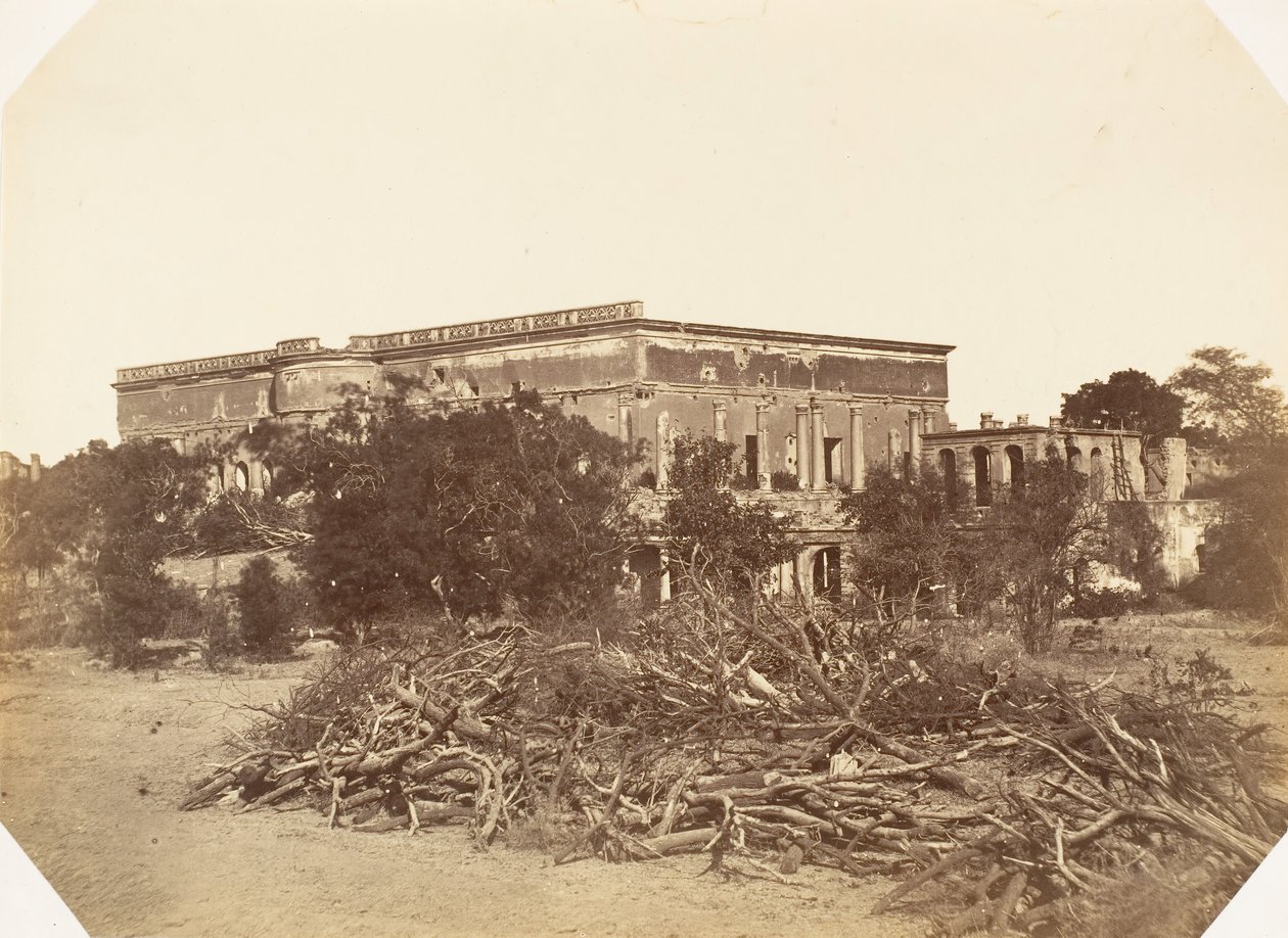 [Metcalfe House, Dillí], 1858-61. od Jean Baptiste Oscar Mallitte