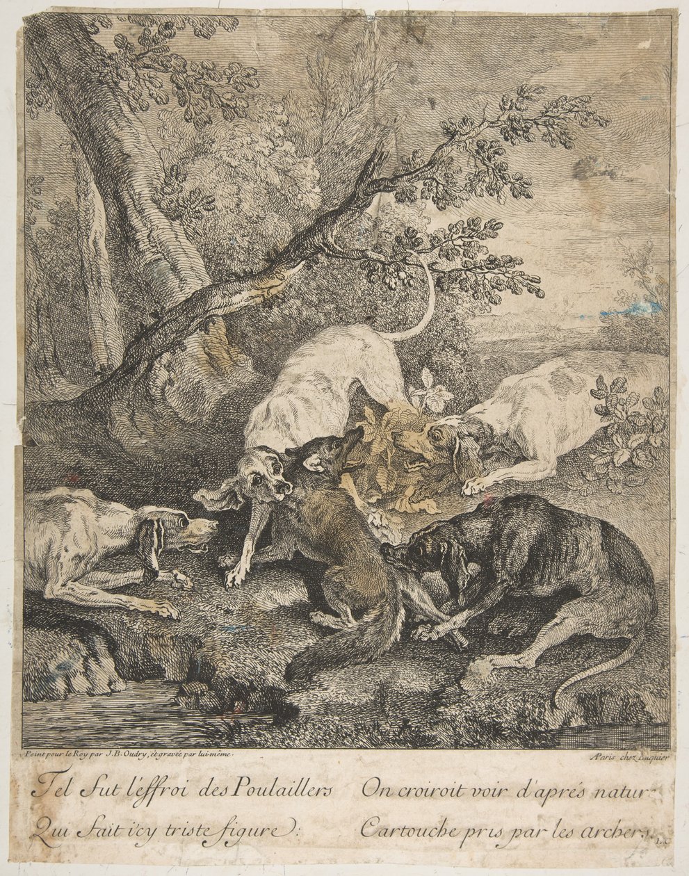 Hon na lišku, 1736. od Jean Baptiste Oudry