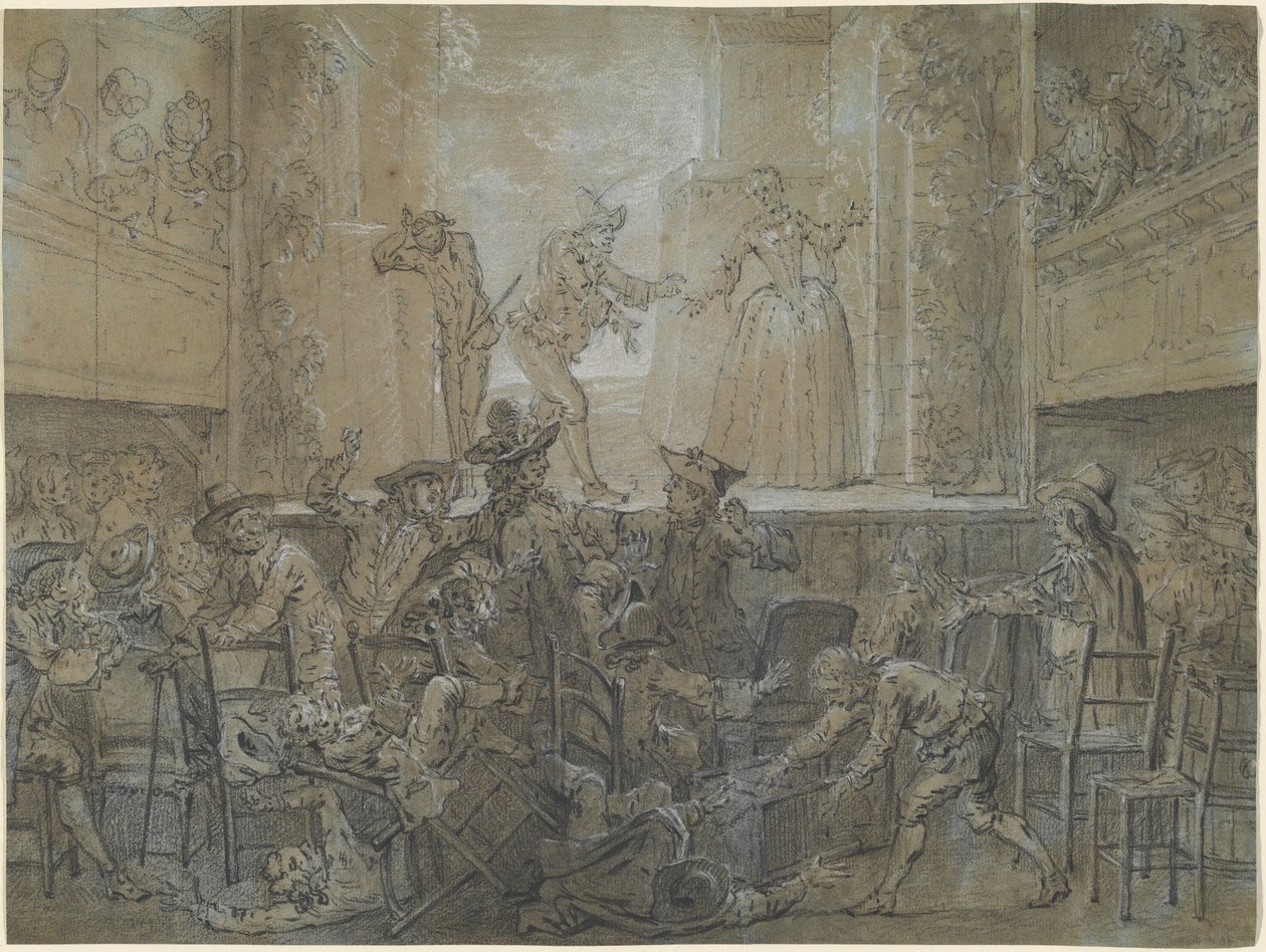 Scéna s Vysokým Baguenodièrem od Jean Baptiste Oudry
