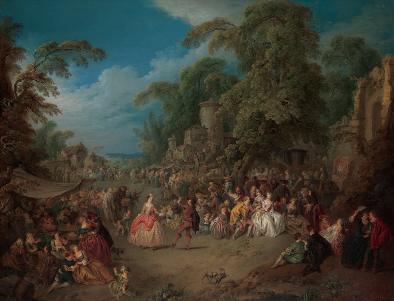 Veletrh v Bezons, ca. 1733. od Jean Baptiste Pater