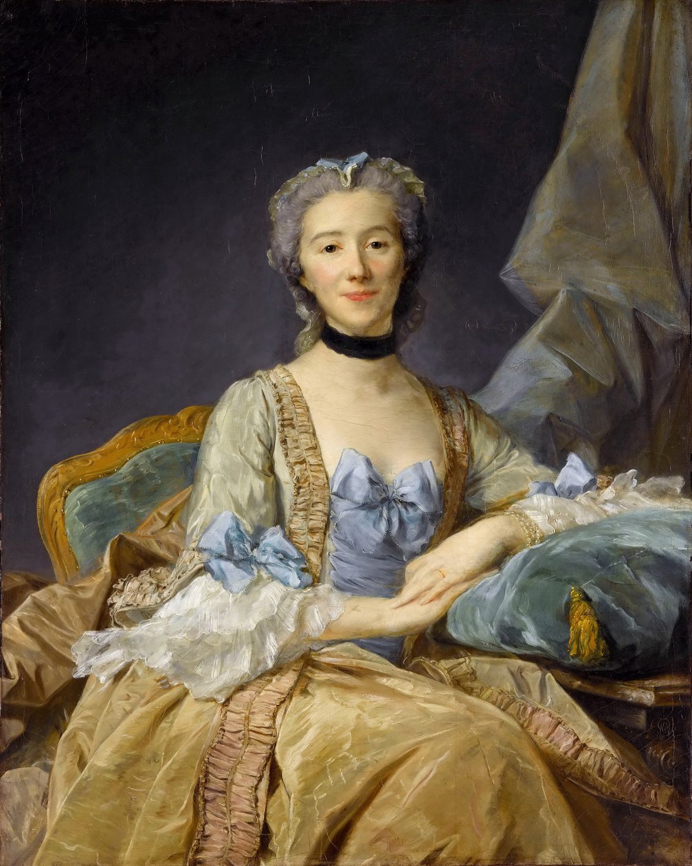 Madame de Sorquainville od Jean Baptiste Perronneau