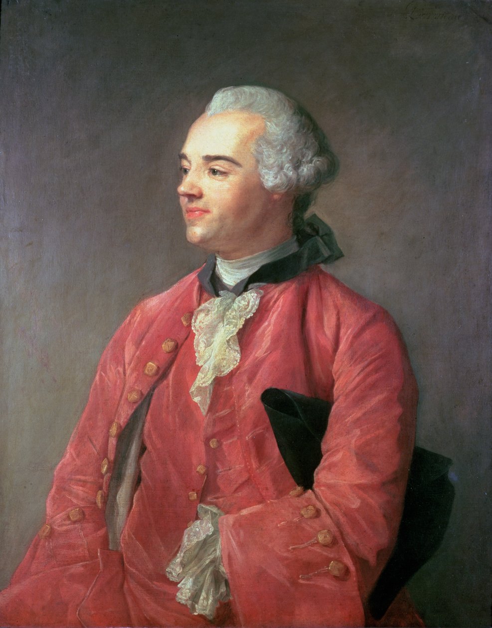 Portrét Jacquese Cazotte od Jean Baptiste Perronneau