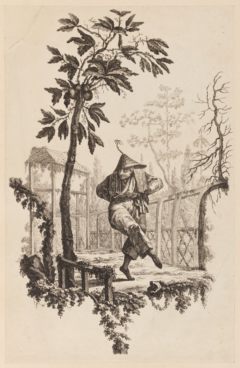 Postava pod Boughem od Jean Baptiste Pillement