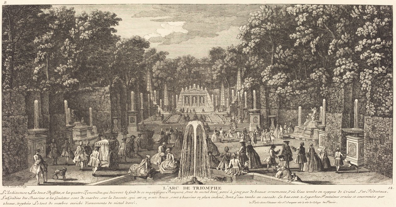 Arc de Triomphe od Jean Baptiste Rigaud