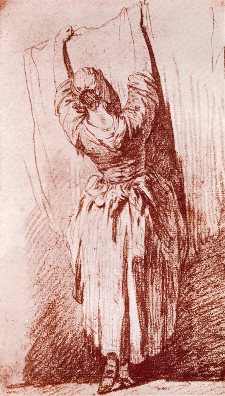 Hanging up the Washing, 1913. od Jean Baptiste Simeon Chardin