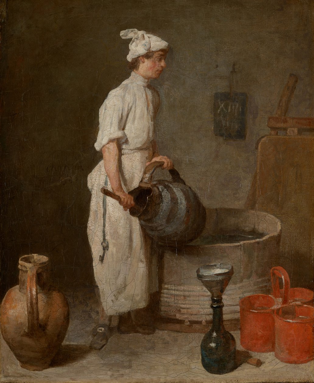 Chlapec ze sklepa, 1738 od Jean Baptiste Simeon Chardin