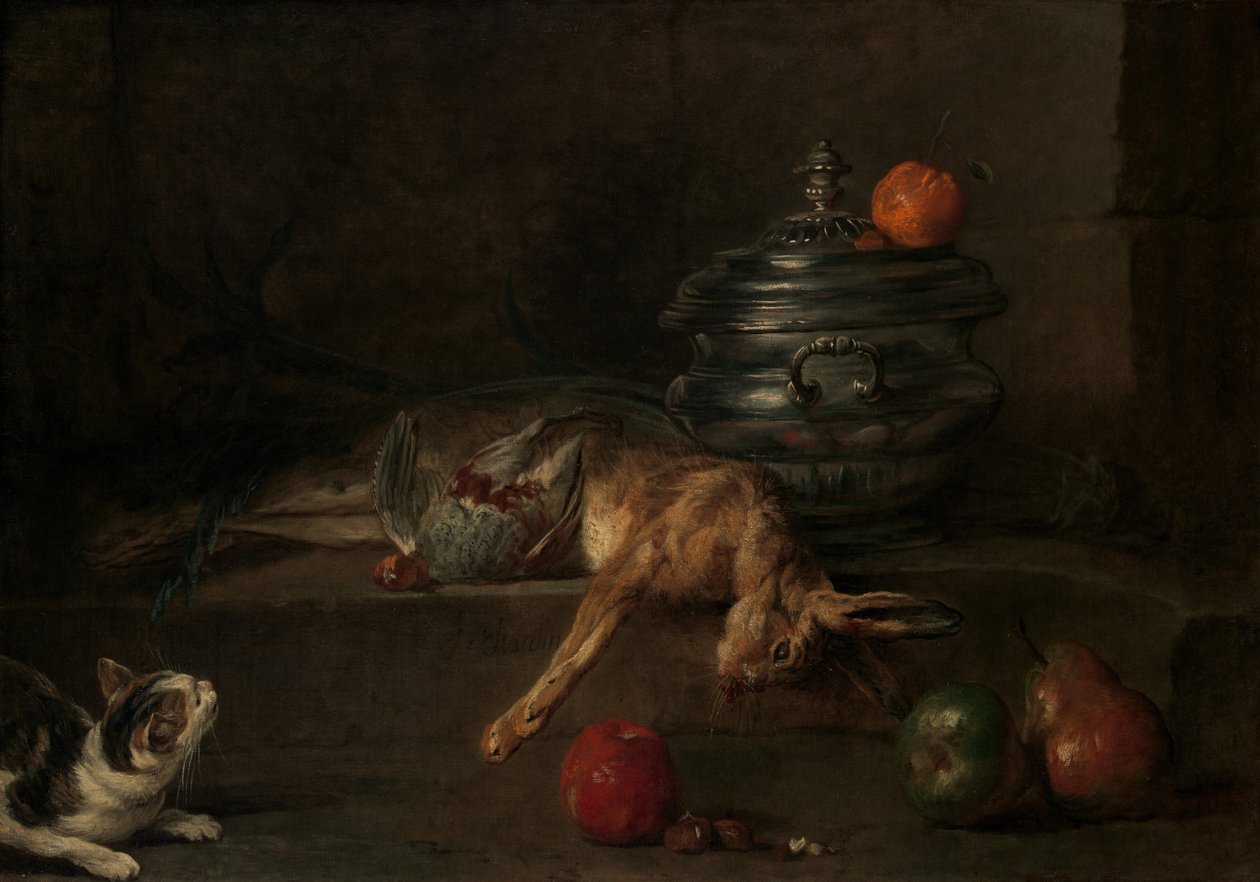 Silver Tureen, ca. 1728-30. od Jean Baptiste Simeon Chardin