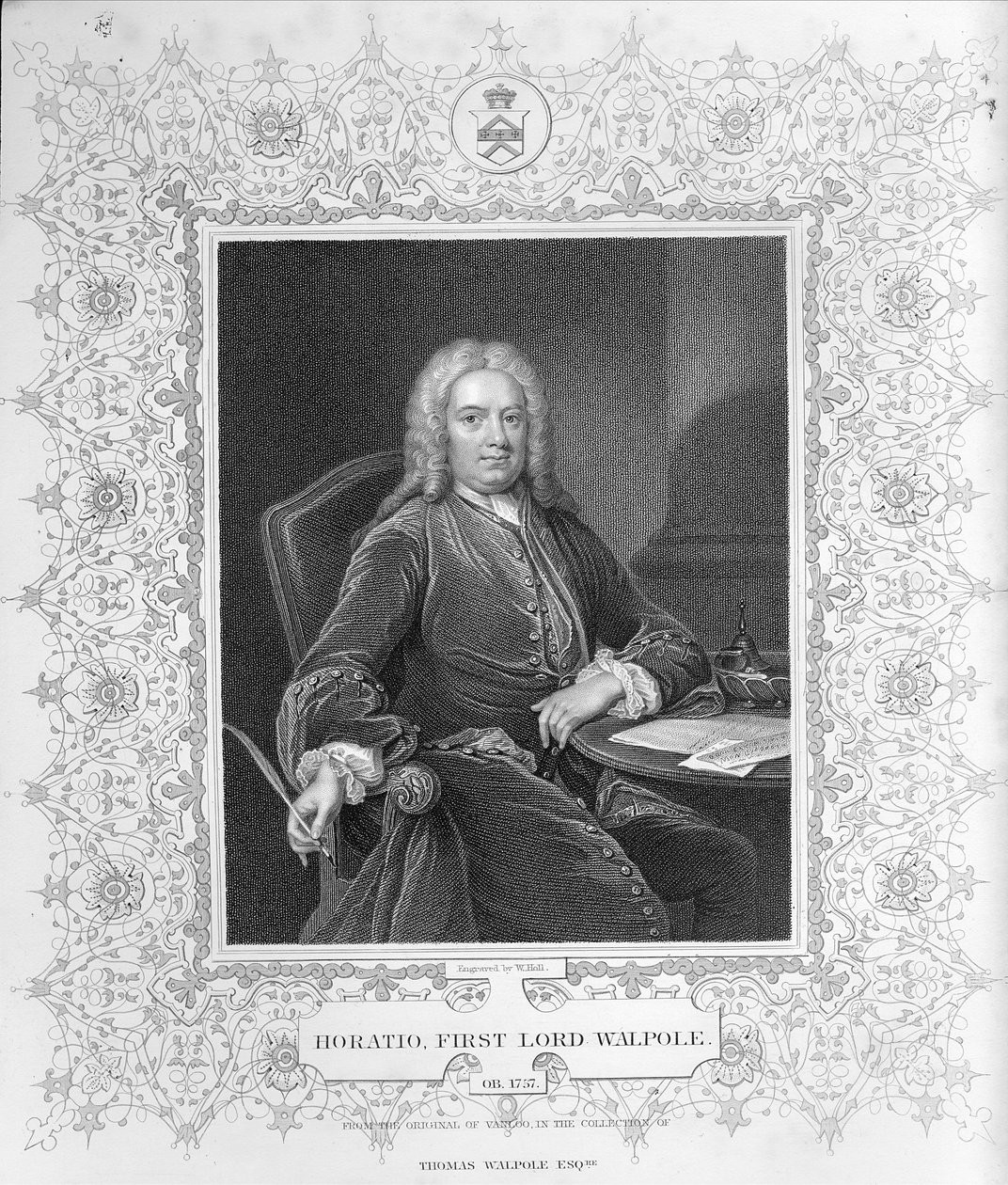 Horatio Walpole od Jean Baptiste Vanloo