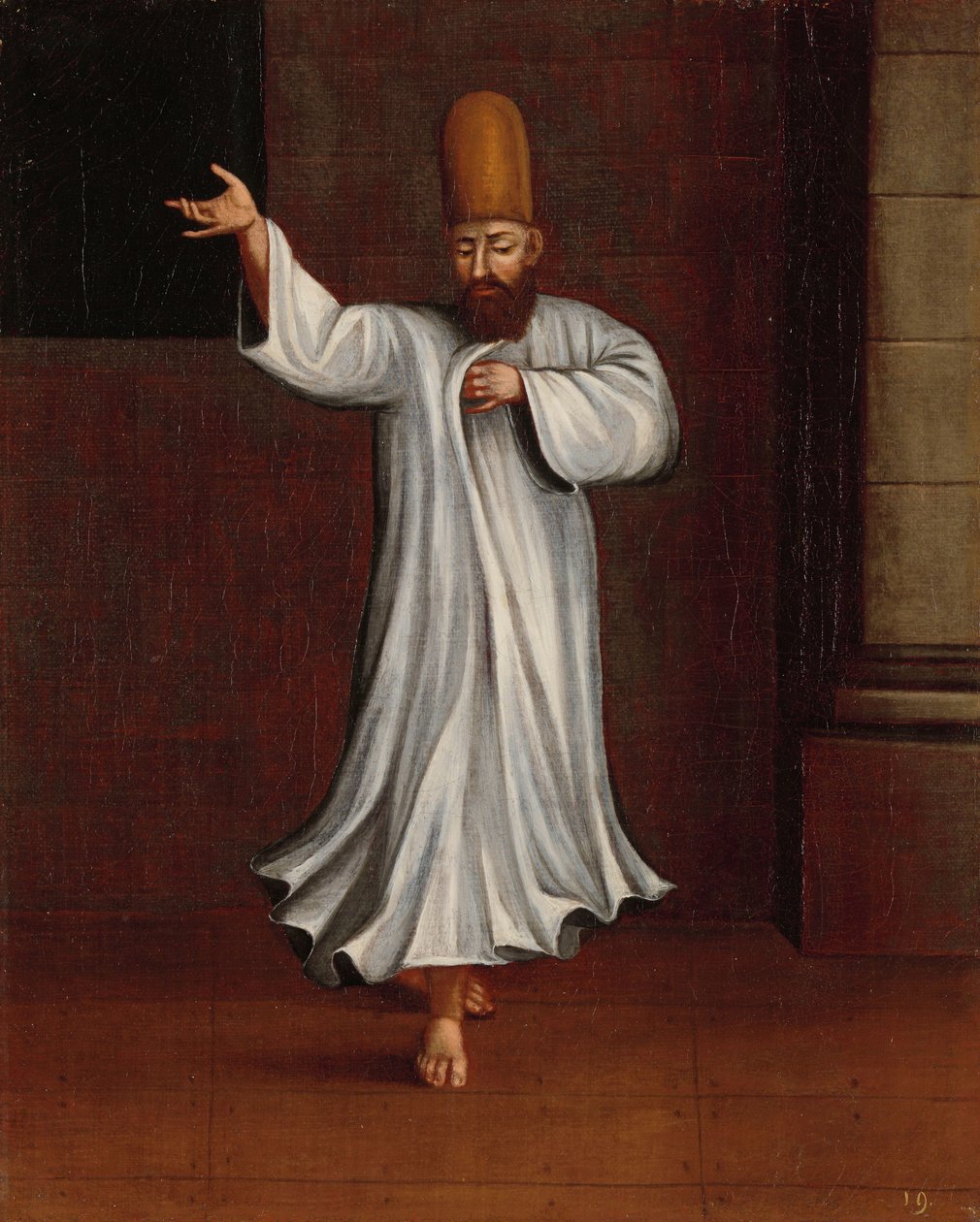Dervish od Jean Baptiste Vanmour (workshop of)