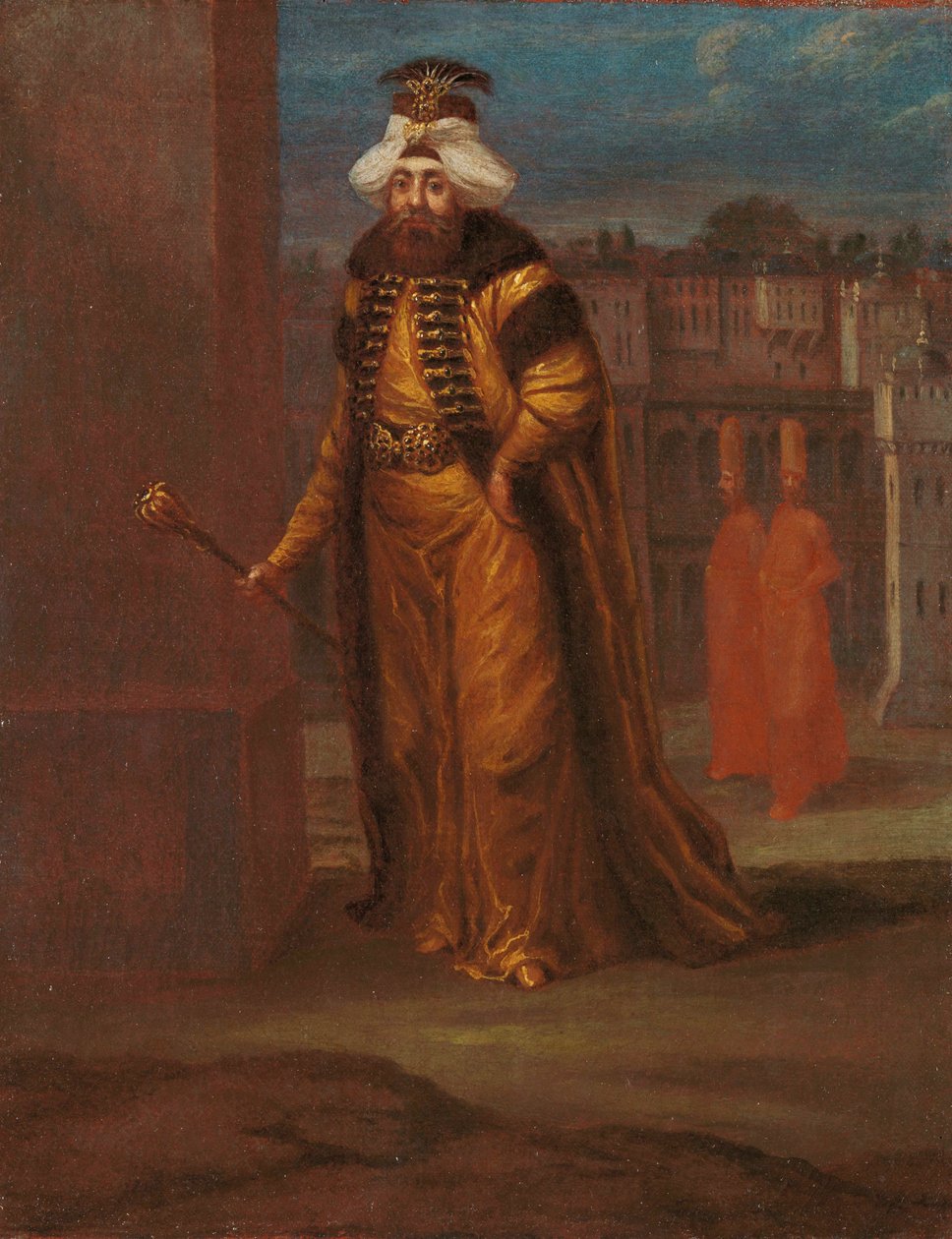 Sultan Ahmed III (1673-1736) od Jean Baptiste Vanmour