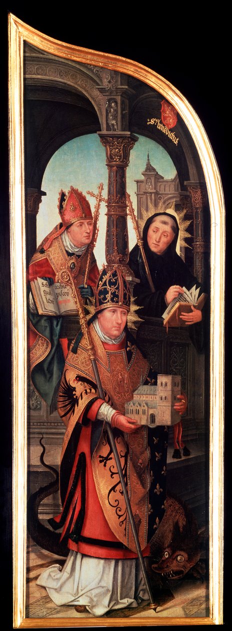 Zvěstování, Triptych, boční panel, 1517. od Jean the Elder Bellegambe