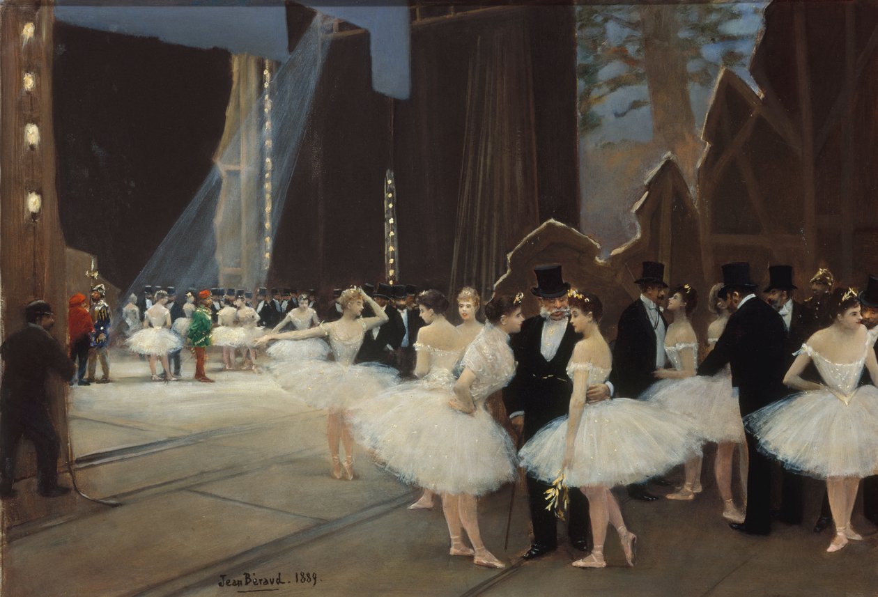 Za křídly opery od Jean Beraud