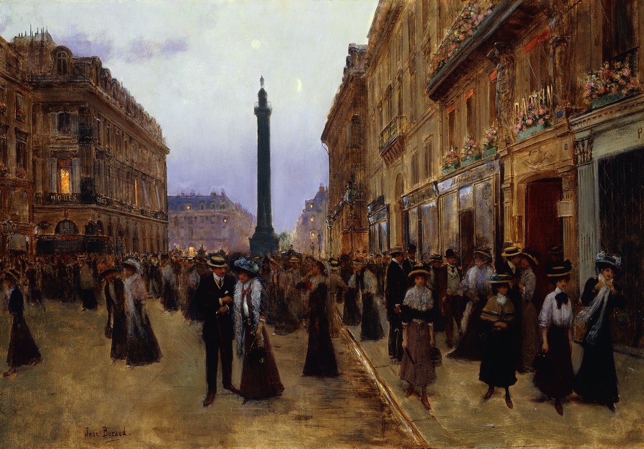 Mírová ulice, od Jean Beraud