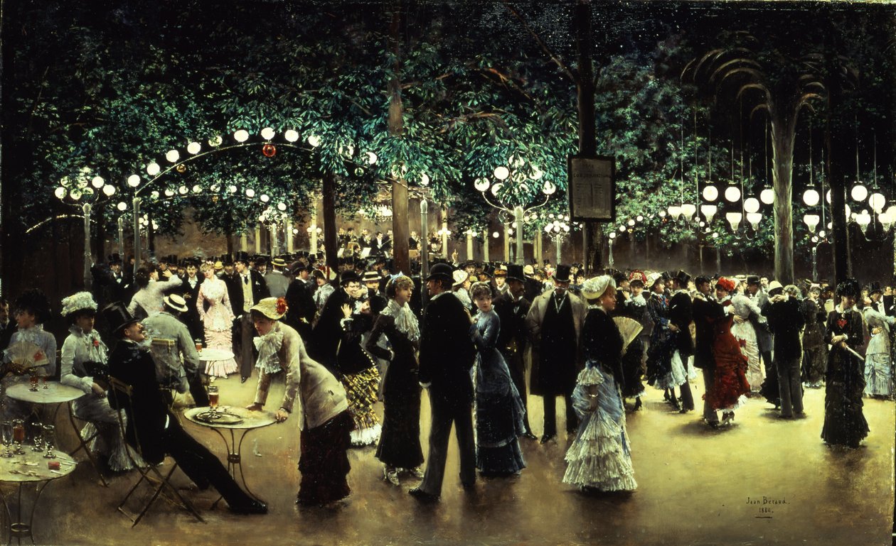 Ples veřejnosti, 1880 od Jean Beraud