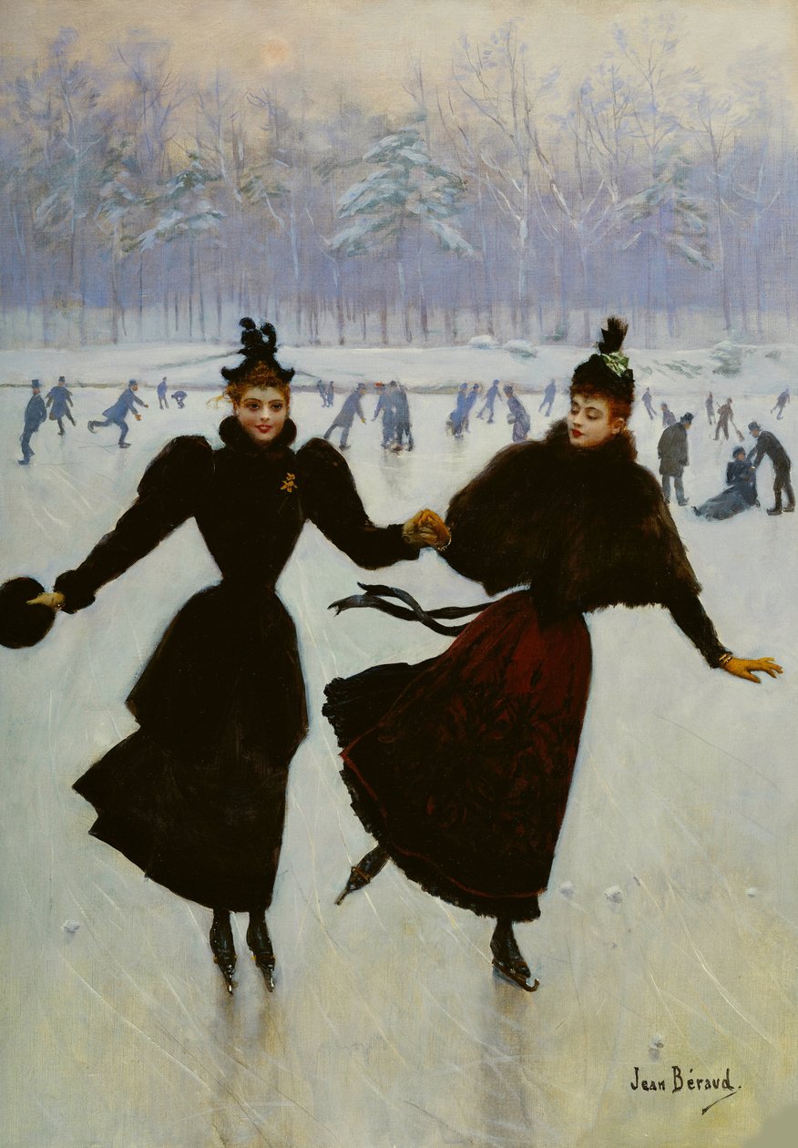 The Skaters, c. 1890. od Jean Beraud