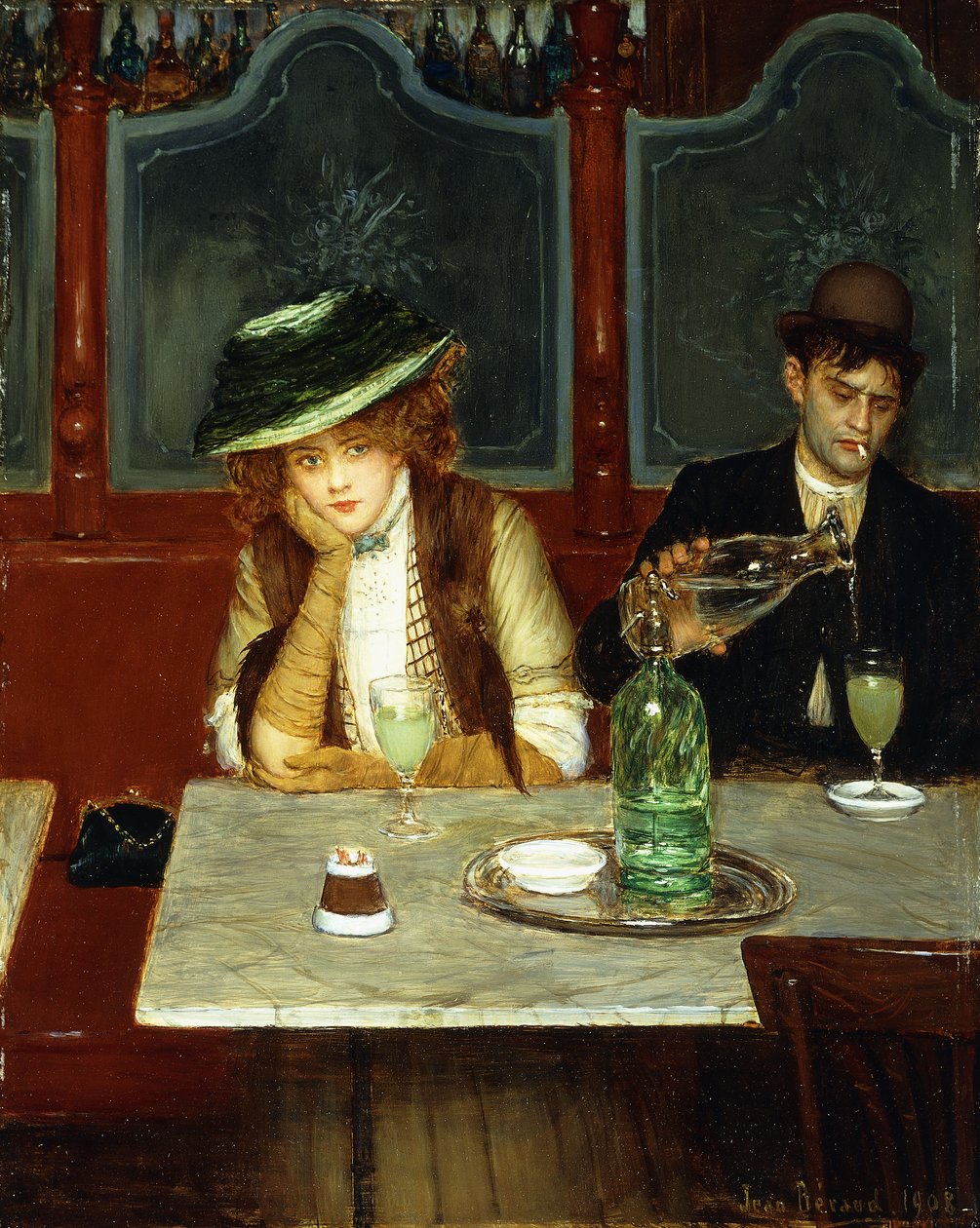 Pijáci absinthu, 1908 od Jean Beraud