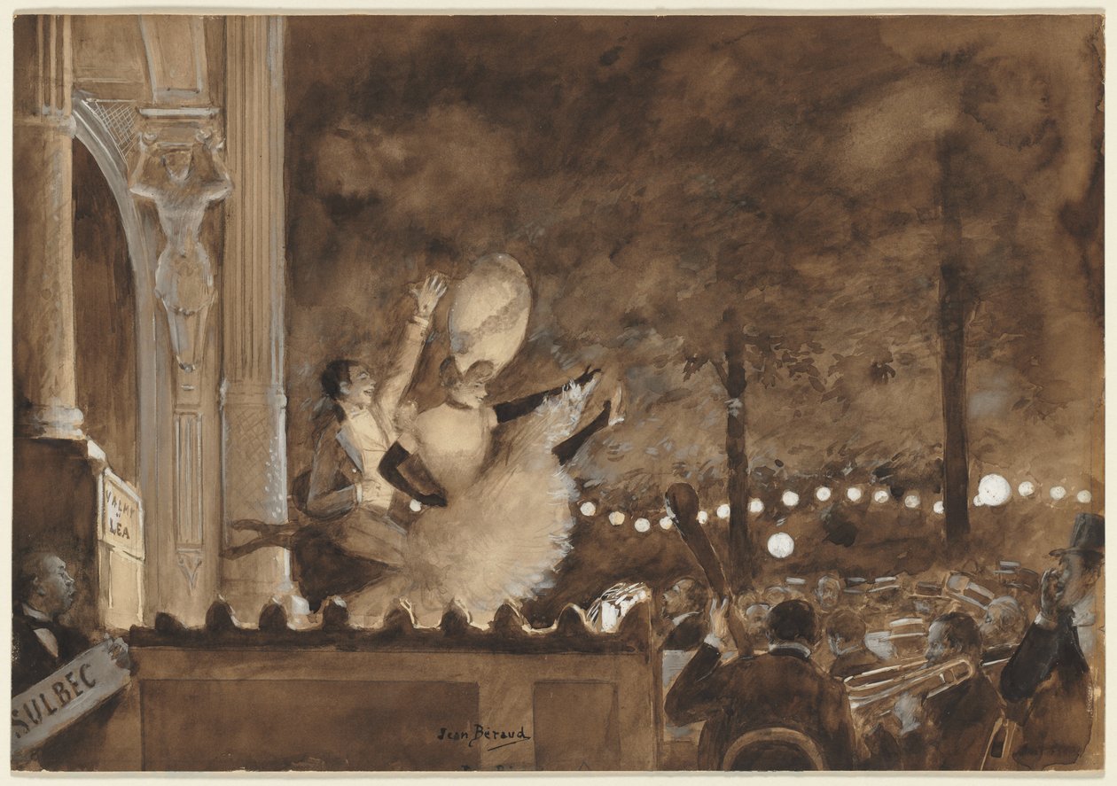 Valmy a Léa, c. 1885-1895. od Jean Beraud