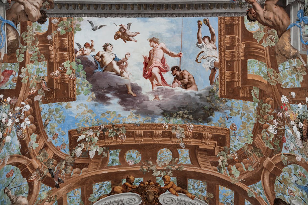 Bakchus a Venuše a putti od Jean Boulanger