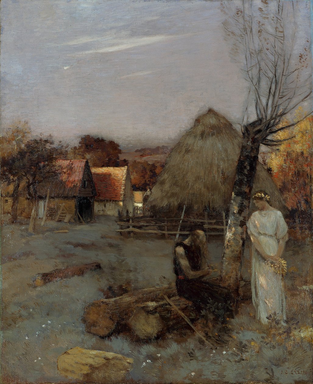 Theocritus od Jean Charles Cazin