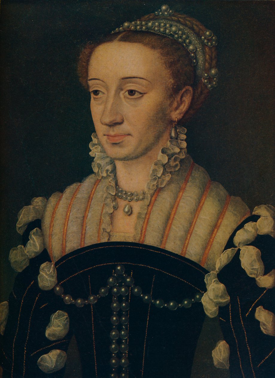 Markéta Navarrská, c1563 od Jean Clouet