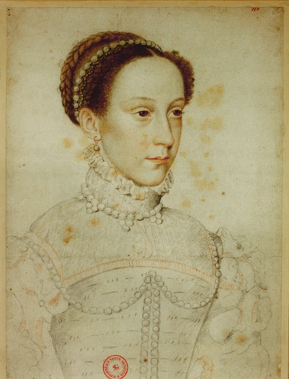 Marie Stuartovna, skotská královna od Jean Clouet
