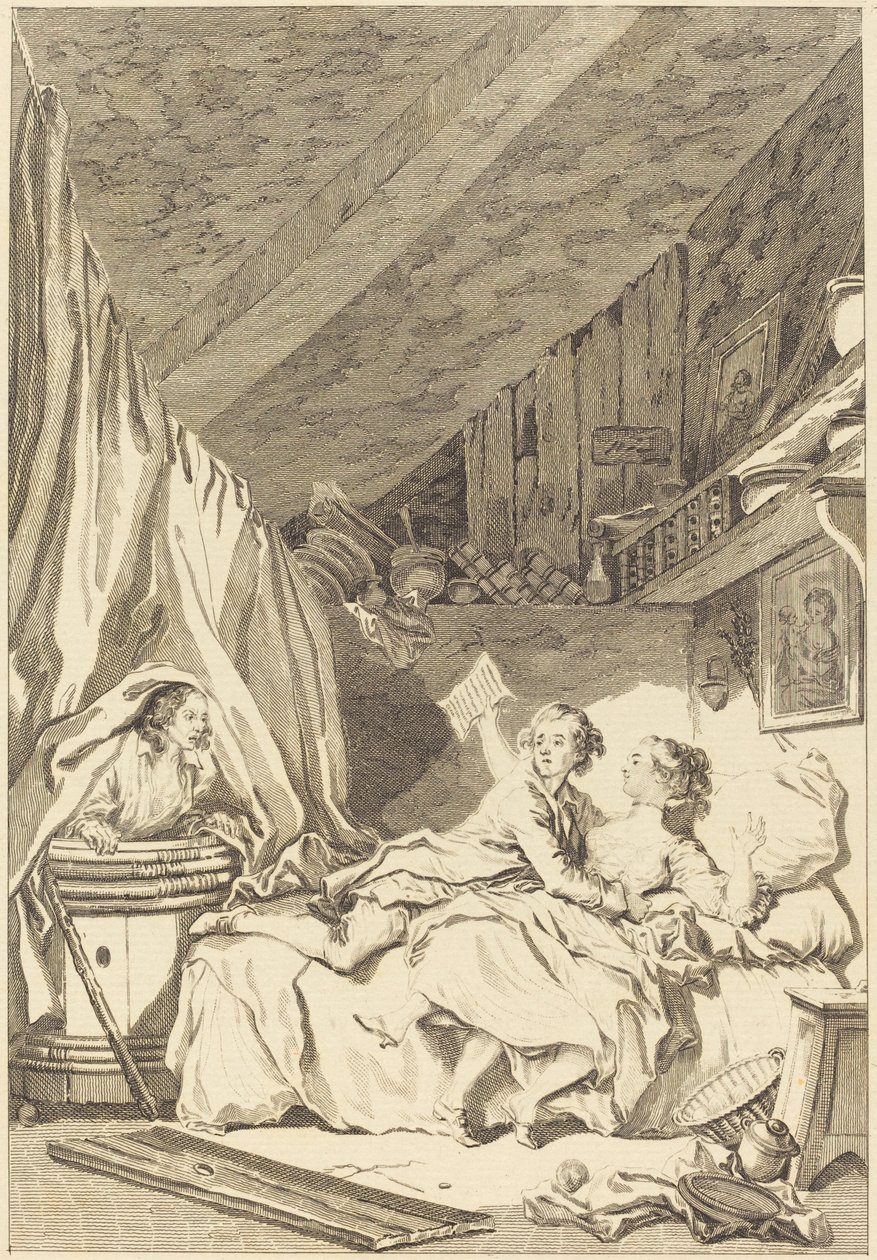 Obuvníci od Jean Dambrun after Jean Honoré Fragonard