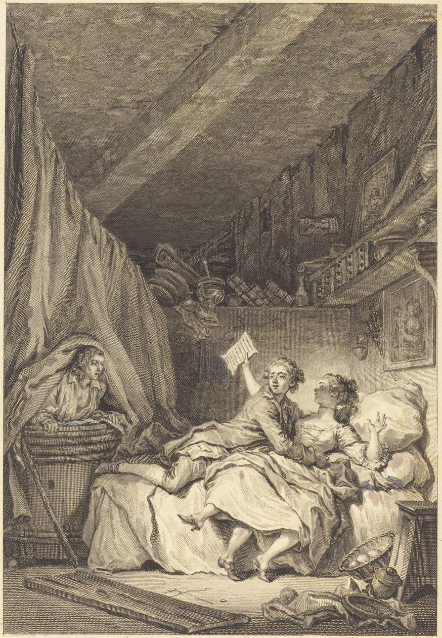 Obuvníci od Jean Dambrun after Jean Honoré Fragonard