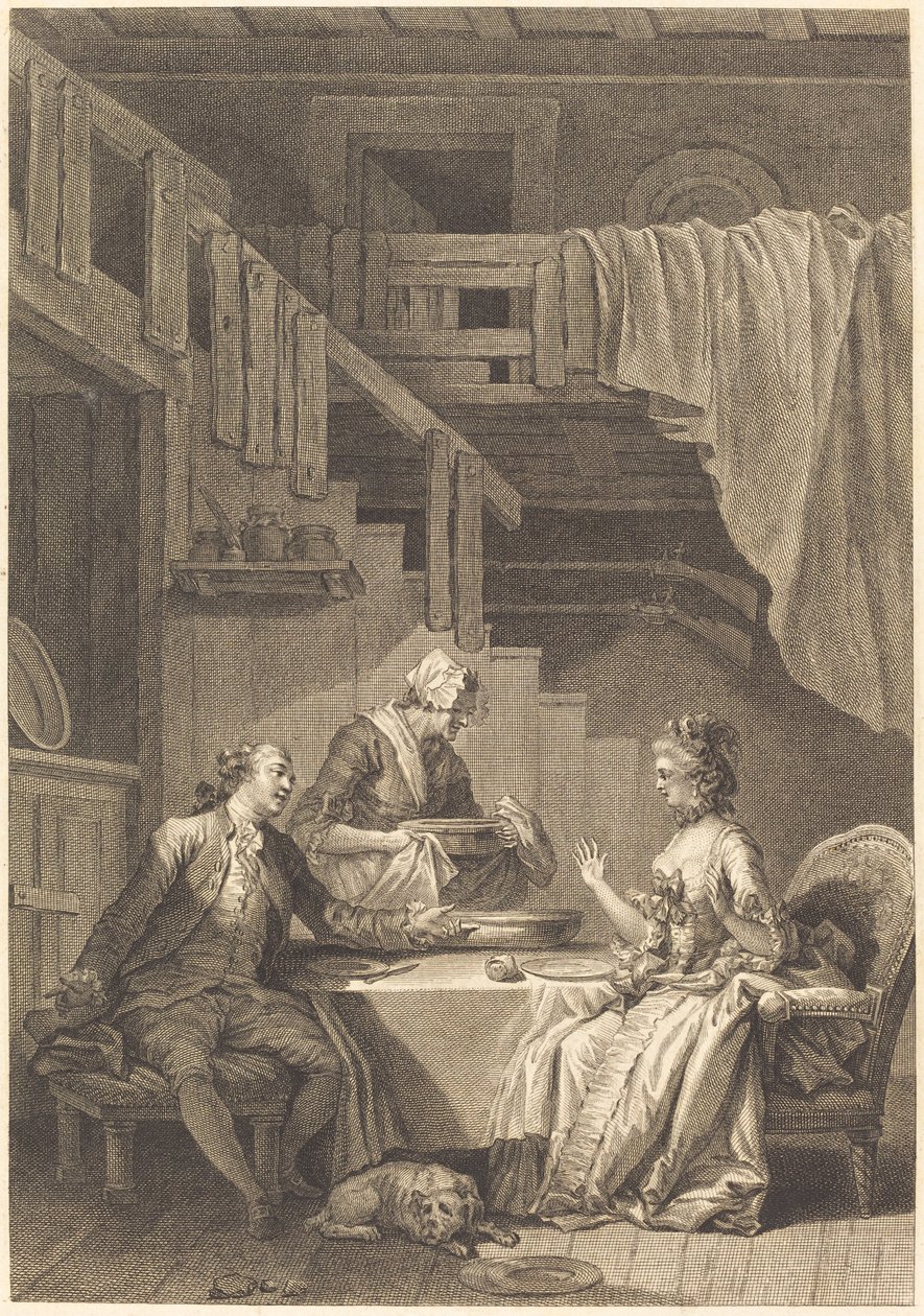 Falcon od Jean Dambrun and Jean Baptiste Tilliard after Jean Honoré Fragonard