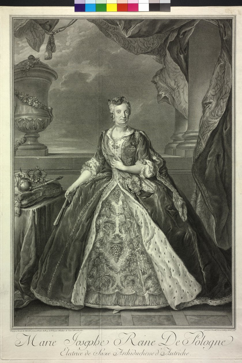 Rakouská arcivévodkyně Marie Josefa od Jean Daullé