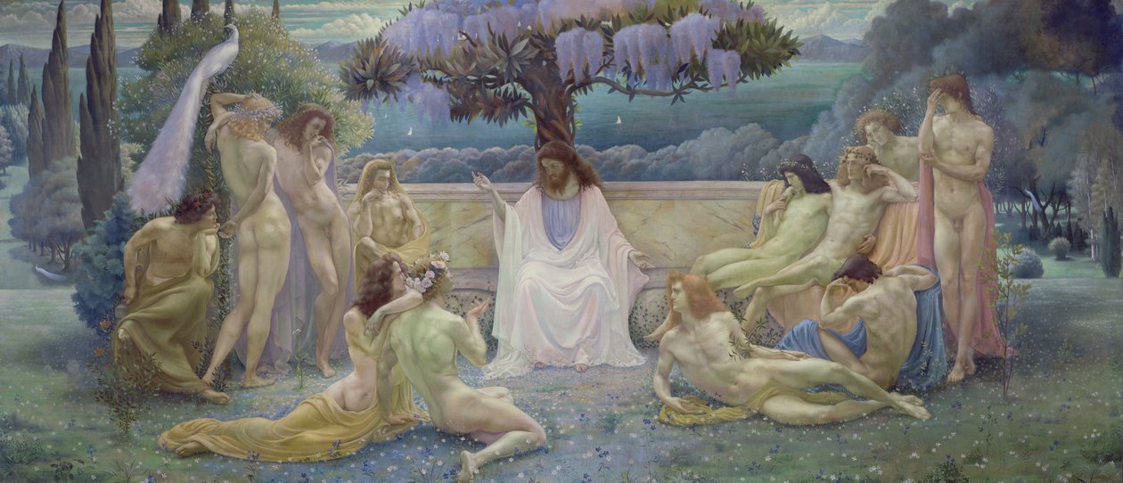Platónova škola od Jean Delville
