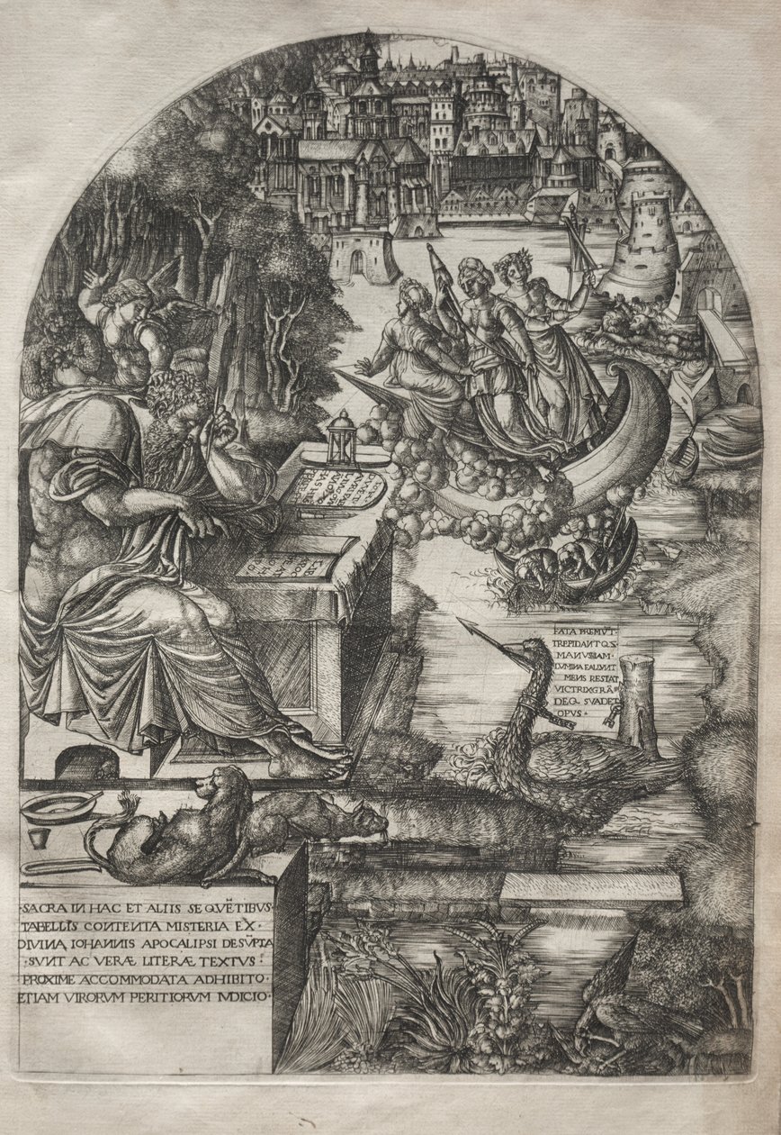 The Apocalypse: Duvet Studying the Apocalypse, 1555. od Jean Duvet