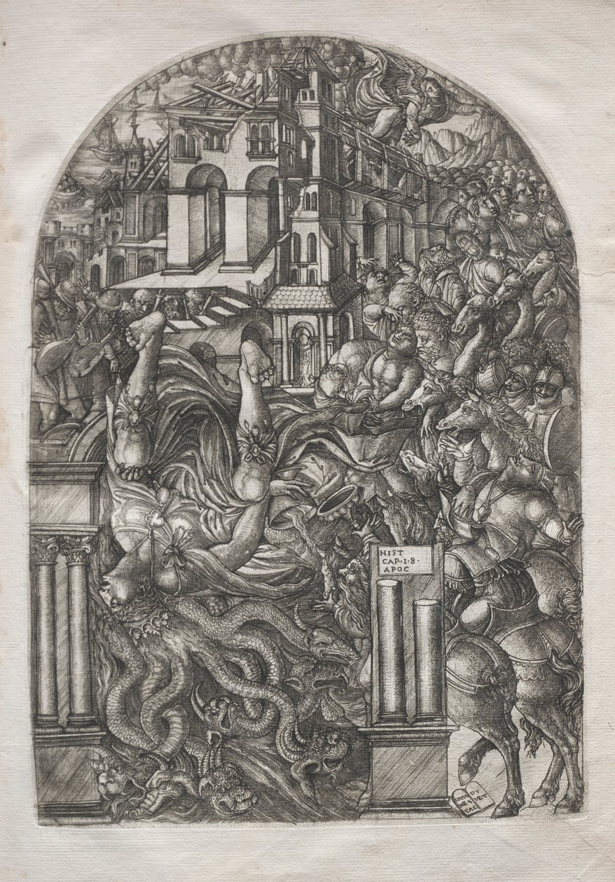 The Apocalypse: The Fall of Babylon, 1546-1556. od Jean Duvet