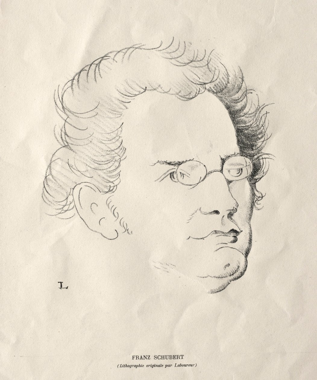 Franz Schubert od Jean Emile Laboureur