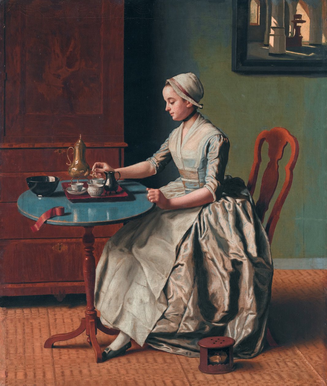 Holanďanka u snídaně od Jean Étienne Liotard