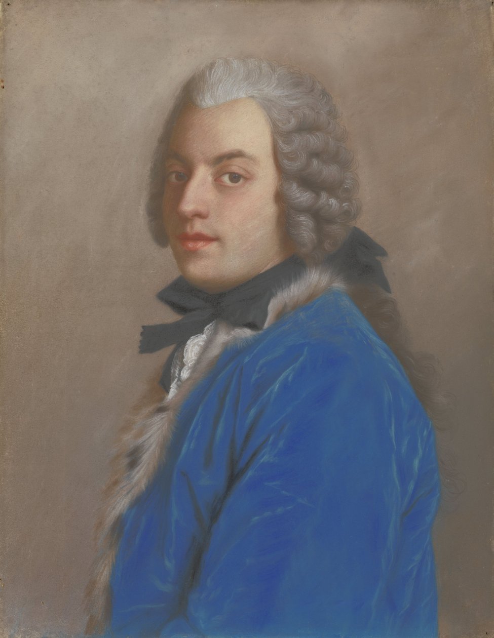 Hrabě Francesco Algarotti, 1745 od Jean Étienne Liotard