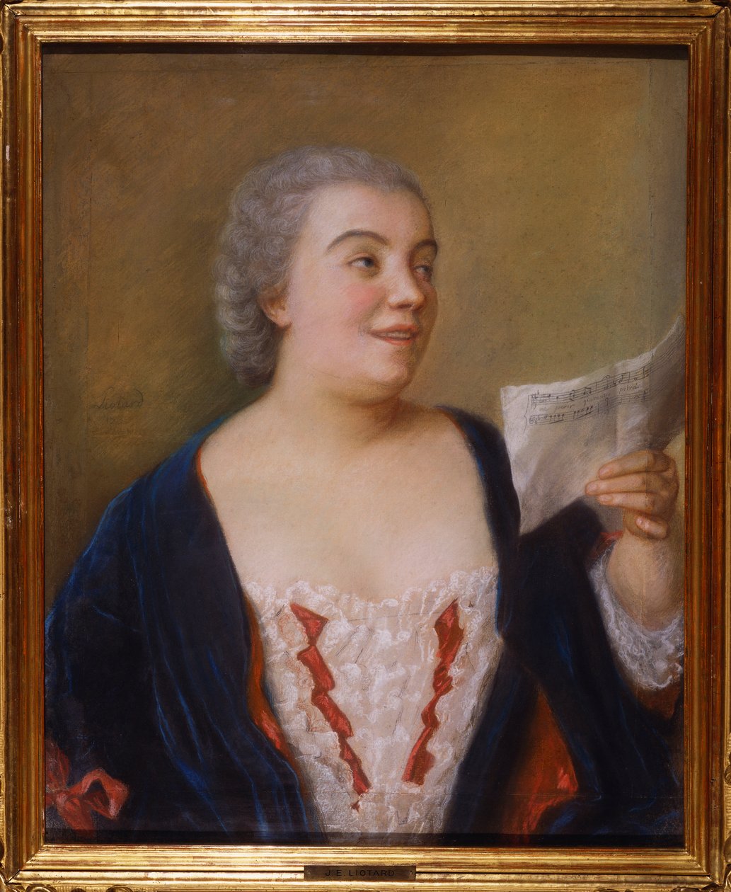 Zpěvák, 1736 od Jean Étienne Liotard