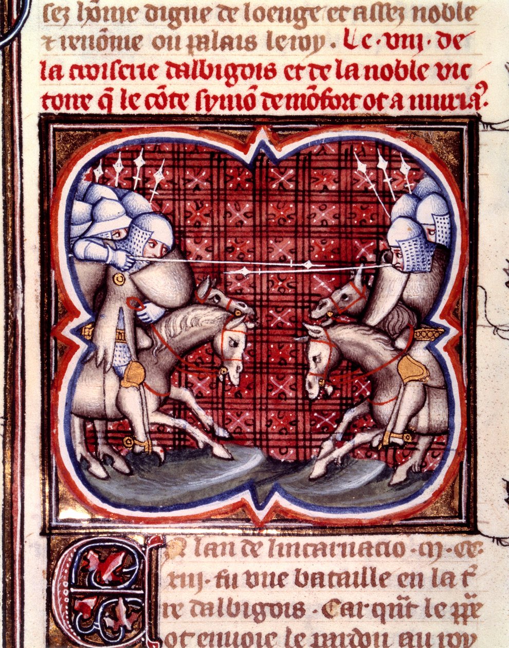 Bitva o Muret (12. září od Jean Fouquet