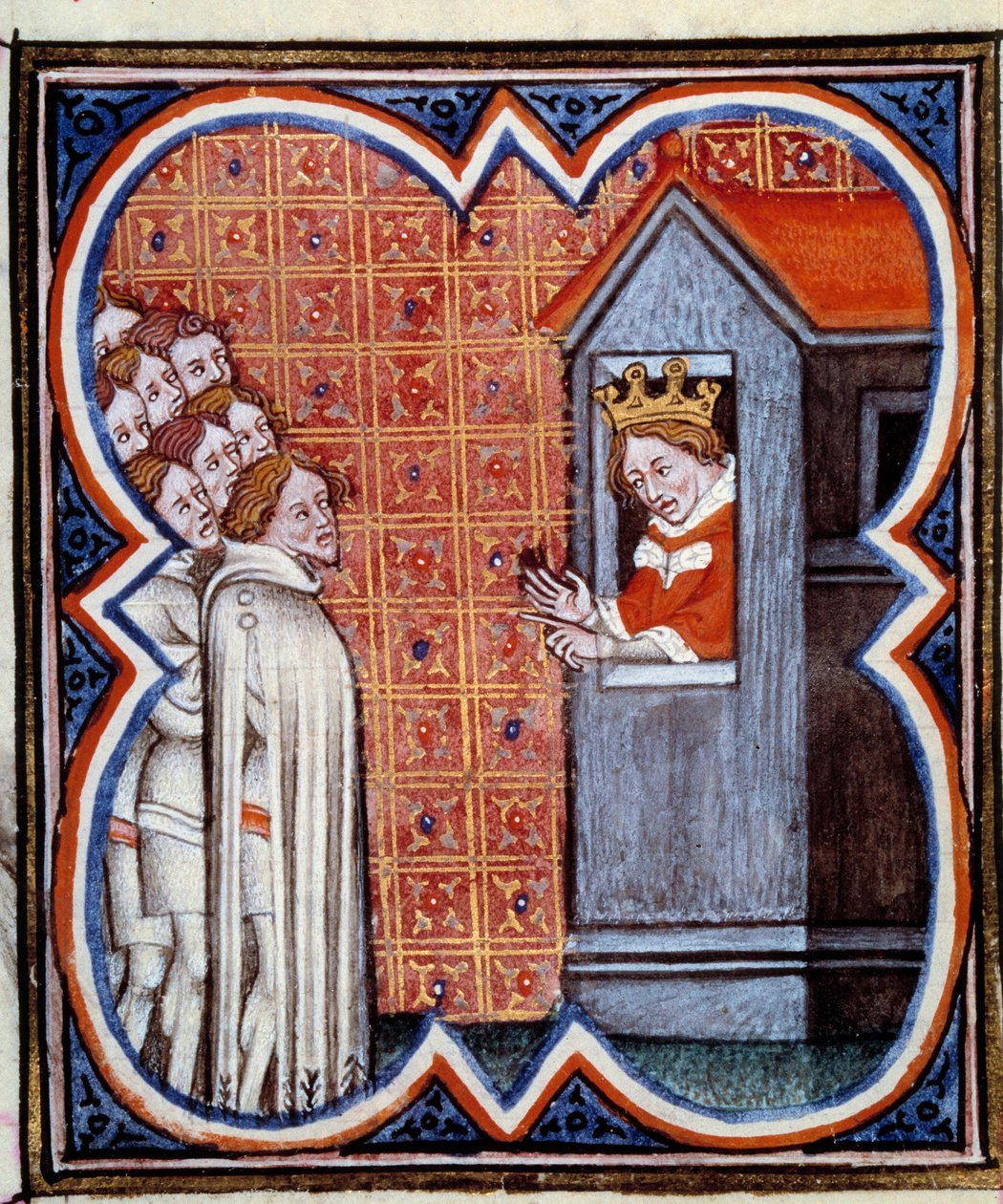 Karel II, zlý král Navarry od Jean Fouquet