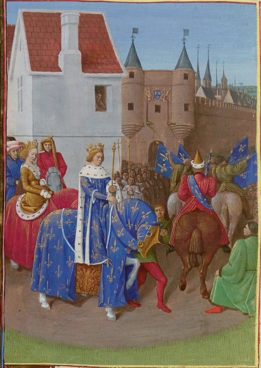 Vstup Jana II. dobrého od Jean Fouquet