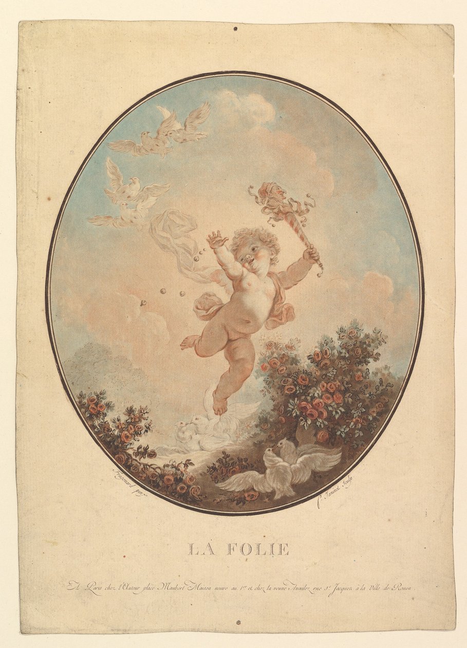 La Folie.n.d. od Jean Francois Janinet