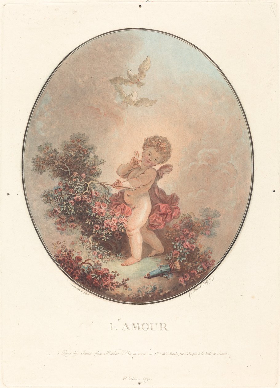 Láska, 1777. od Jean Francois Janinet