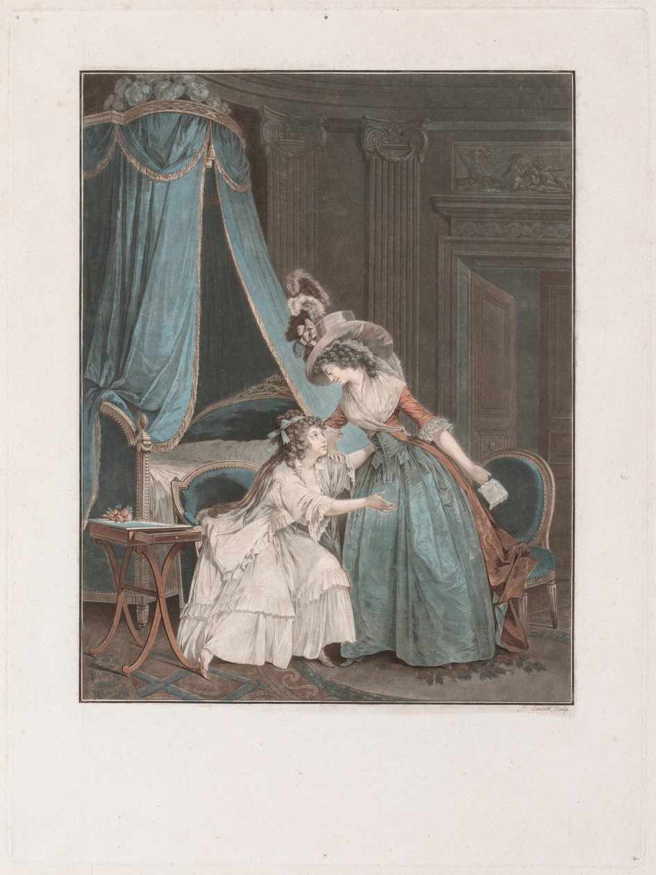 The Indiscretion, 1788. od Jean Francois Janinet