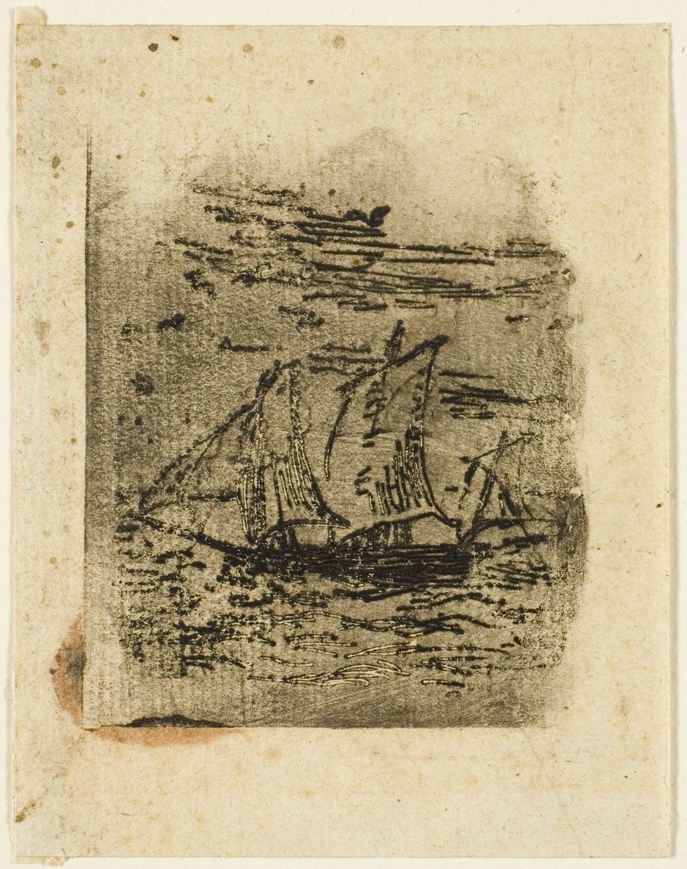 Plavidlo pod plachtou od Jean Francois Millet