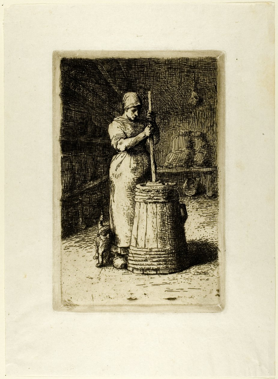 Žena vrní od Jean Francois Millet