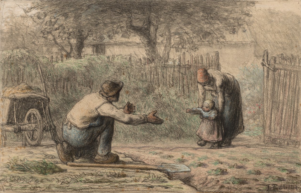 První kroky od Jean Francois Millet
