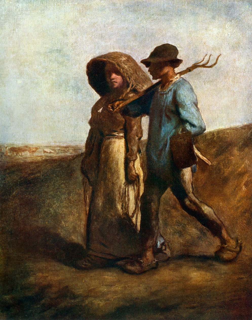 Jít do práce, c1850-1851, 1912. od Jean Francois Millet