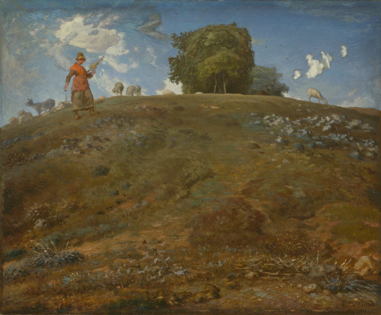 V Auvergne od Jean Francois Millet