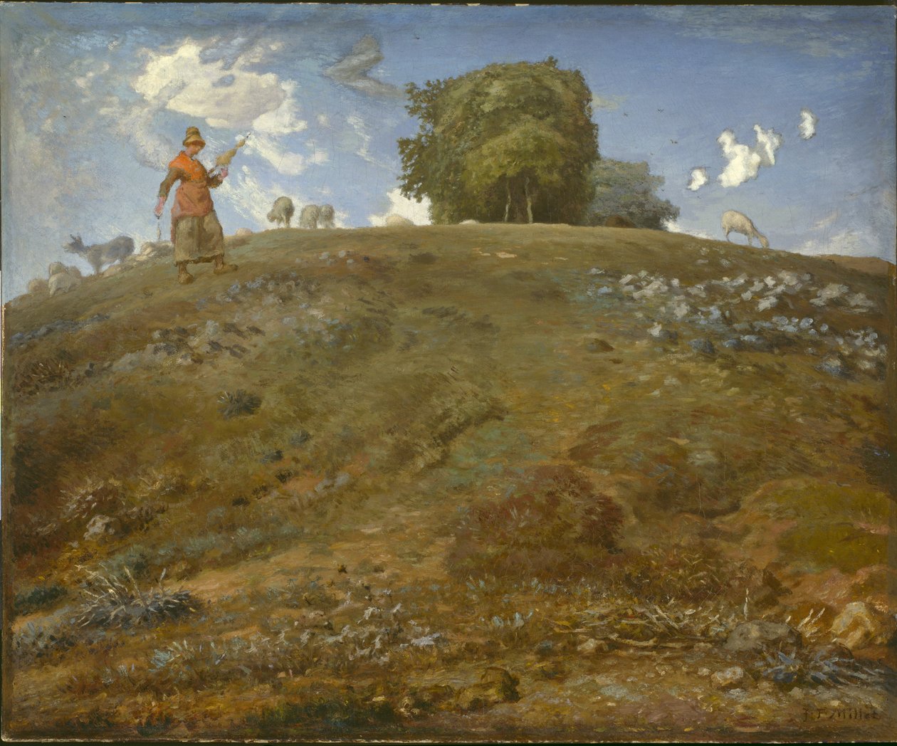 V Auvergne, 1866-69 od Jean Francois Millet
